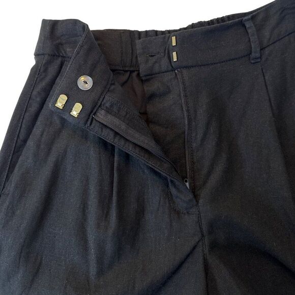 Old Navy Womens Black Pleated Shorts Size S - Picture 3 of 6